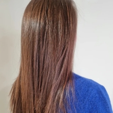 Cabelo ondulado loiro - Dulcídia Monteiro