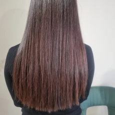 Cabelo ondulado loiro - Dulcídia Monteiro